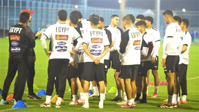 المنتخب الأولمبي يختتم تدريباته لمواجهة أستراليا فى قبل نهائي غرب آسيا (صور)