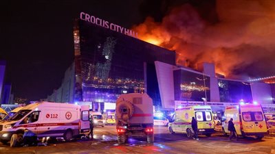 اعتقال 11 متهما بالتورط في هجوم موسكو وحصيلة القتلى ترتفع لـ 93 