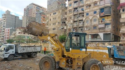 توجيه من محافظ الإسكندرية بشأن تراكمات القمامة داخل حرم السكك الحديدية