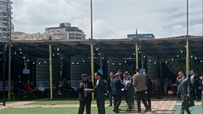 إقبال محامي الإسكندرية على انتخابات النقابة (صور)