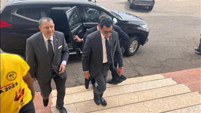 دورة الألعاب الأفريقية، أشرف صبحي يصل غانا لدعم البعثة المصرية