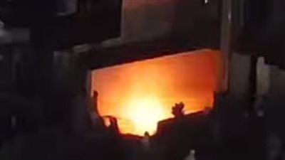 6 سيارات إطفاء تكافح حريق مدينة نصر 