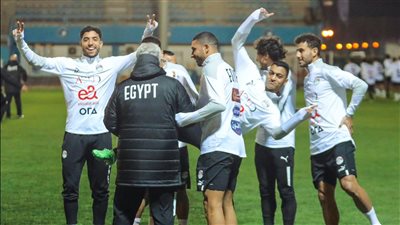 منتخب مصر يخوض تدريباته استعدادا لمواجهة كرواتيا في نهائي كأس عاصمة مصر 