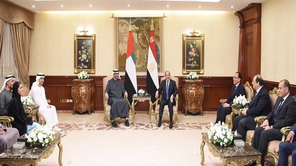 رئيسا الوزراء والمخابرات العامة يشاركان في المباحثات المصرية الإماراتية بالاتحادية