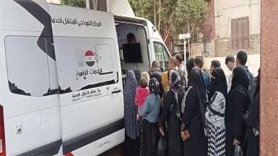 استخراج 24 ألف بطاقة رقم قومي وشهادة مميكنة عبر السجل المدني المتنقل (صور)