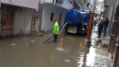 إصلاح محطات الصرف الصحي برشيد في البحيرة