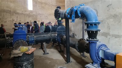 رئيس جهاز الشروق يتفقد الخزان الاستراتيجي للمياه 