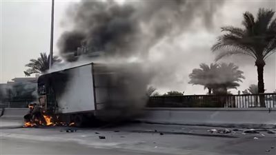 4 قرارات للنيابة في حادث انقلاب سيارة نقل بالجيزة 