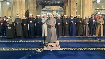  مآذن الأزهر تصدح بالقرآن في صلاتي العشاء والتراويح
