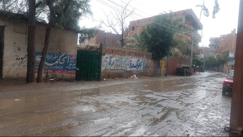 سقوط أمطار بالقليوبية،