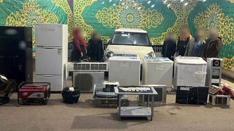 ضبط تشكيل عصابى لسرقة