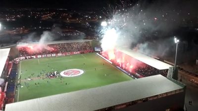 مئوية الإسماعيلي، أجواء احتفالية رائعة في ملعب شهداء بنينا (صور)