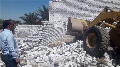 حملات لمواجهة التعديات على أراضي أملاك الدولة في المنيا