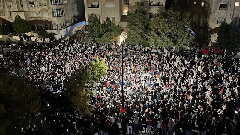 مظاهرات فى الأردن،