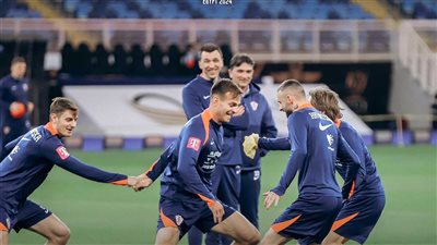 منتخب كرواتيا ينهي استعداداته لمواجهة الفراعنة بنهائي كأس عاصمة مصر (صور)