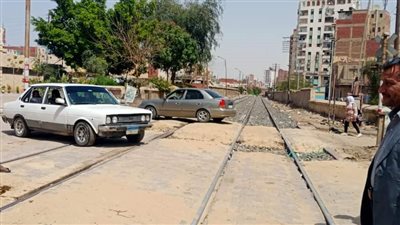 إعادة فتح مزلقان الشهداء بالإسماعيلية عقب الانتهاء من تطويره (صور) 