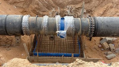 معدلات تنفيذ مشروعات المياه بحدائق أكتوبر