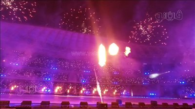 حفل ختام كأس عاصمة مصر وتألق تامر حسني (صور)