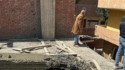 إزالة 3 مبانٍ مخالفة في حي العمرانية بالجيزة (صور)