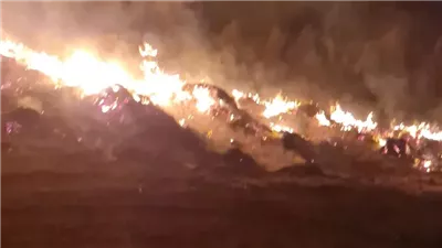 أول فيديو لحريق القصاصين بالإسماعيلية