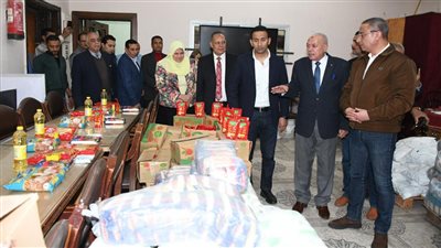 محافظ الفيوم يفتتح معرض أهلًا رمضان بنقابة المعلمين 