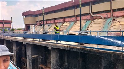 تشغيل 60% من محطة الصرف الصحي بالخصوص بعد إخماد الحريق 