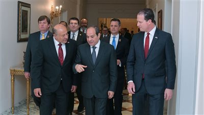 وفد الكونجرس الأمريكي يثمن دور مصر المحوري في تثبيت دعائم الأمن والاستقرار الإقليميين