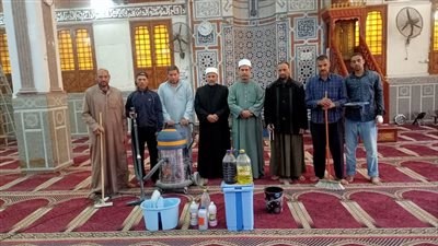 انطلاق حملة النظافة بمساجد الاعتكاف استعدادًا لاستقبال العشر الأواخر من رمضان