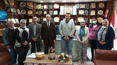 وكيل صحة الشرقية يستقبل مديري الصيدلة والتفتيش الصيدلي بالوزارة 