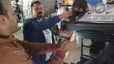 حملة لتثبيت تعريفة التوك توك داخل بسيون في الغربية (صور)