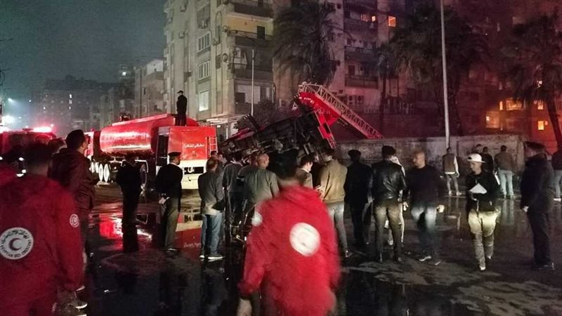 حريق شركة بتروجاس