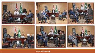 محافظ الشرقية يلتقي عددا من أعضاء البرلمان لبحث مشكلات المواطنين 