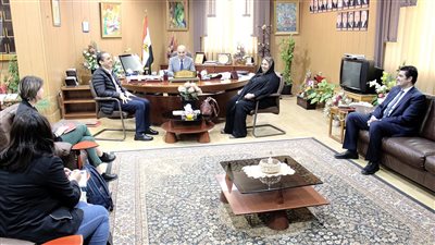  وفد السفارة الفرنسية بالقاهرة يزور جامعة المنصورة لبحث سبل التعاون المشترك 