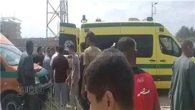 إصابة 14 شخصًا فى حادث تصادم سيارتين بأسوان 