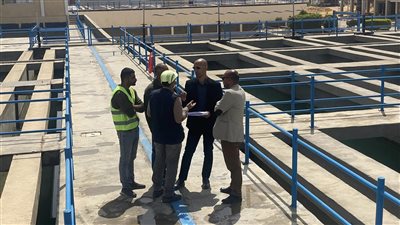 رئيس جهاز القاهرة الجديدة يتفقد أعمال المرحلة الثانية من محطة المياه