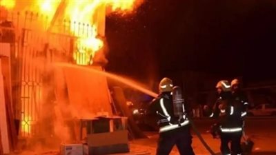 انتداب المعمل الجنائي لبيان سبب حريق مطعم شهير في الجيزة
