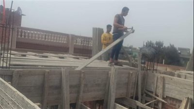 إزالة فورية لمخالفة مبان بالدقهلية (صور)