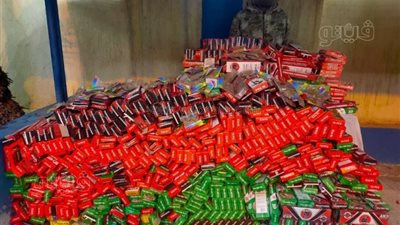 ضبط 5 أشخاص بحوزتهم 1.6 مليون قطعة ألعاب نارية (صور)