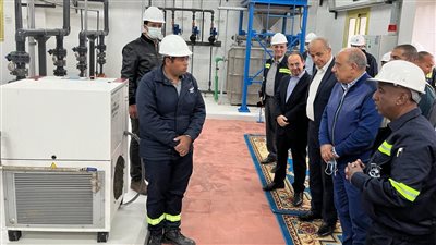 وزير قطاع الأعمال العام يفتتح وحدة تركيز الصودا بشركة مصر لصناعة الكيماويات