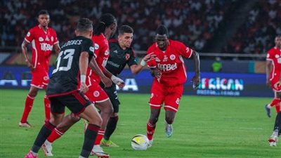 كوكا يسجل هدف الأهلي الأول في مرمى سيمبا 