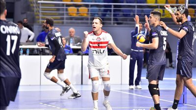 فوز الأهلي والزمالك في أولى مباريات نصف نهائي دوري الطائرة رجال