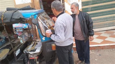 حملات مكثفة ببلقاس في الدقهلية لضبط تعريفة التوكتوك