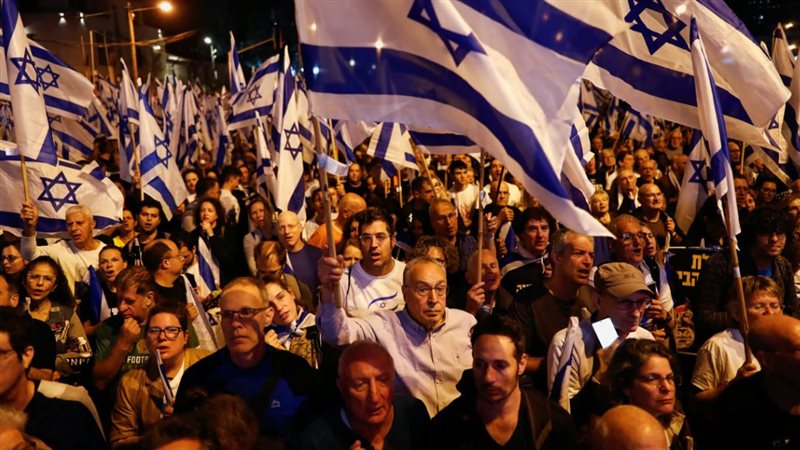  تظاهرة في تل أبيب،