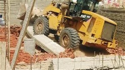 استمرار حملات إزالة البناء المخالف على الأراضي الزراعية بالشرقية 