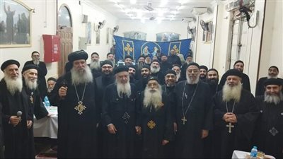 الأنبا سيداروس يترأس اجتماع كهنة  قطاع عزبة النخل والمرج