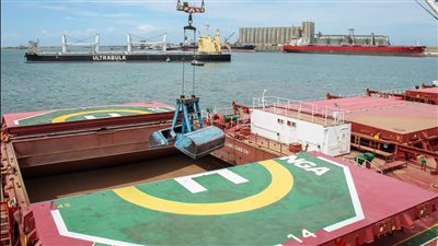 تداول 39 سفينة بضائع في ميناء دمياط 