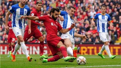 الدوري الإنجليزي، ليفربول يتعادل أمام برايتون بهدف لويس دياز