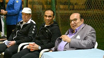 عادل فتحي وعبد الحفيظ يتابعان مباراة المقاولون العرب والأهلي ببطولة الجمهورية 2003