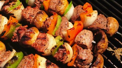 طريقة عمل شيش كباب اللحم مع الأرز المبهر، أكلة فاخرة 