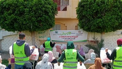 توزيع 14ألف كرتونة مواد غذائية و14طن لحوم على الأسر الأولى بالرعاية بالبحيرة 